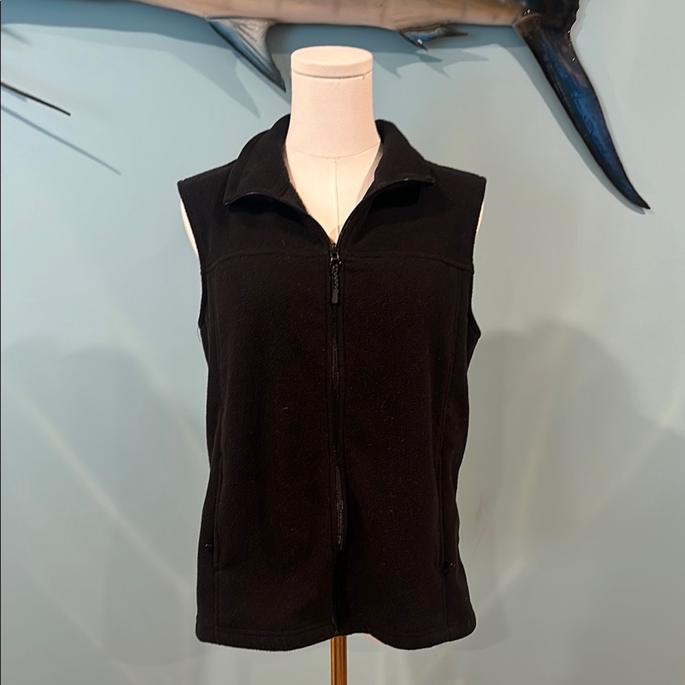 Black Zip-Up Vest